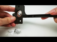 Maniglia di finestra scorrevole in alluminio Maniglia laterale singola marrone