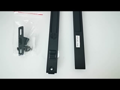 Serratura per finestre scorrevole in alluminio 90G Serratura a doppio lato Nero-marrone Serratura per porta moderna