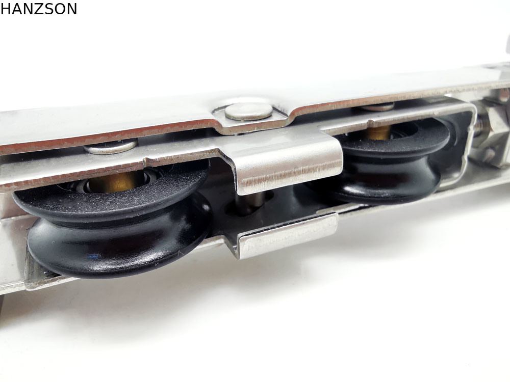 Rulli di porta scorrevole in nylon 21*20 ruota di finestra in acciaio inossidabile