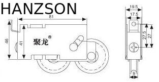 Heavy Duty Sliding Roller for Window and Door Stainless Steel Window Pulley Sliding Door Roller Wheels