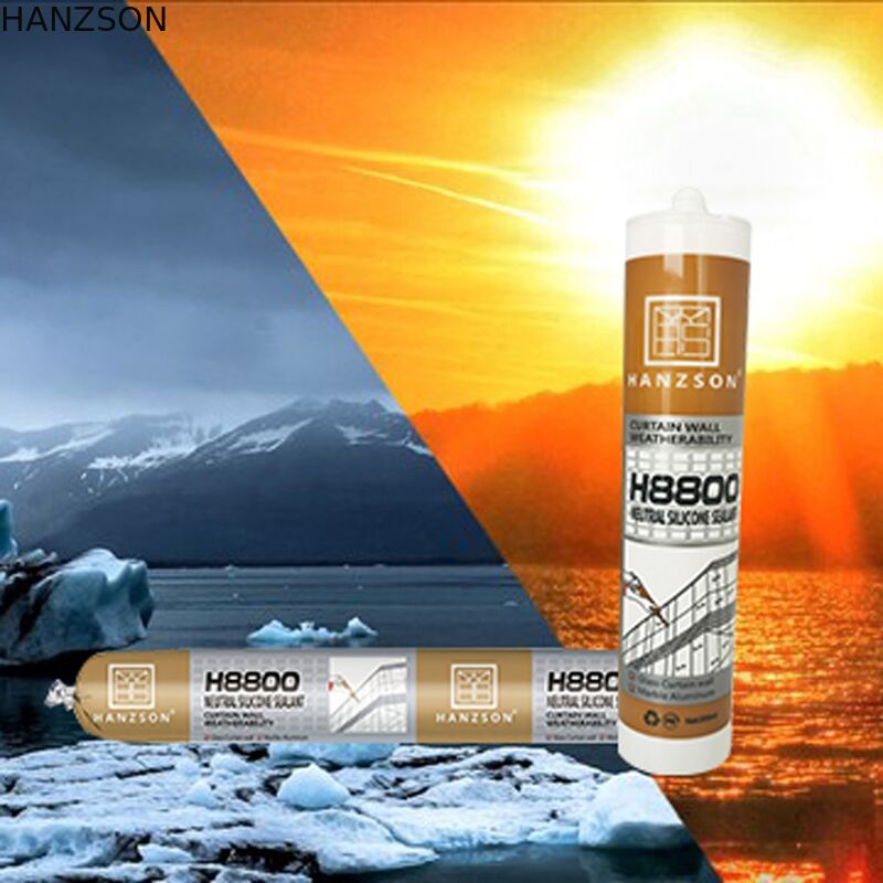 Eco-friendly Rubber Glue Manufacturer H8800 Weatherproof Adhesives Sealant for Curtain Wall Structural Silicone Sealant