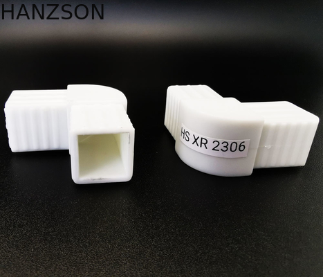 Bianco 20*20mm Profilo di alluminio di angolo di giuntura di guarnizione di vetrina di plastica di angolo di collegamento pezzi