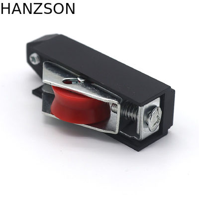 Rulli di porta di alluminio del ODM, materiale di nylon dei rulli sS201 della finestra di vetro di scivolamento