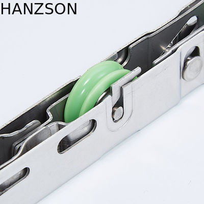 Rulli del portello scorrevole del ODM resistenti con 2 ruote POM Iron Material