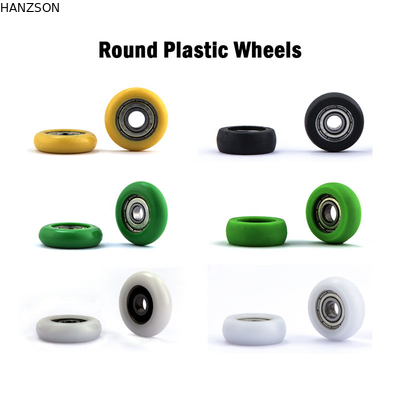 6200zz 6201zz che sopporta l'OEM di nylon dei rulli di porta per la porta di vetro di scivolamento